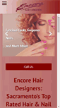 Mobile Screenshot of encore-hair-designers.com